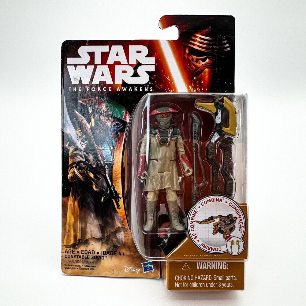 Hasbro Star Wars The Force Awakens Constable Zuvio 3.75" Action Figure NEW B3968
